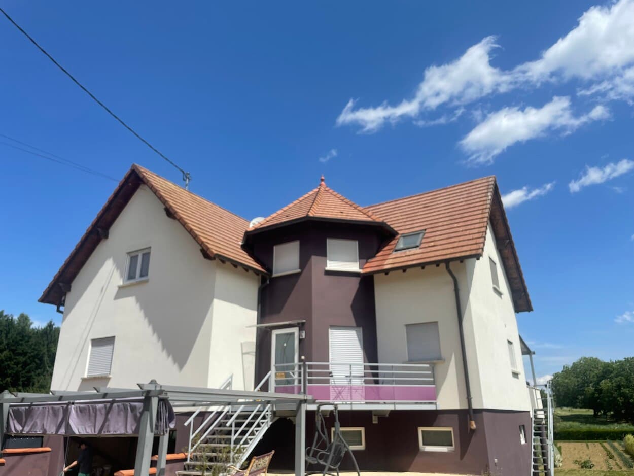 Maison a Strasbourg avec charpente traditionnelle